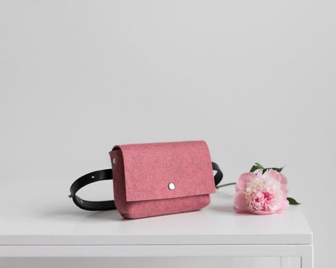 Поясная сумка, розовая