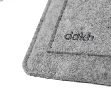 Dakh, чохол для Macbook Air 13” (2010 - 2017) з натуральної повсті, 100% вовни мериноса, сірий, Macbook Air 13” (2010 - 2017)