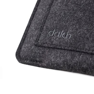 Dakh, чохол для Macbook 12 з натуральної повсті, 100% вовни мериноса, чорний, Macbook 12